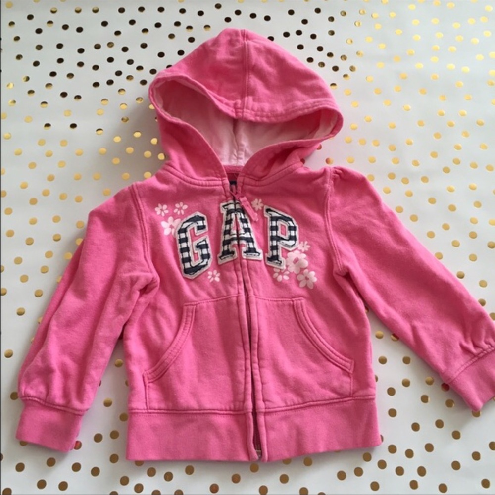 Baby GAP Pink Hoodie Size 3T EUC